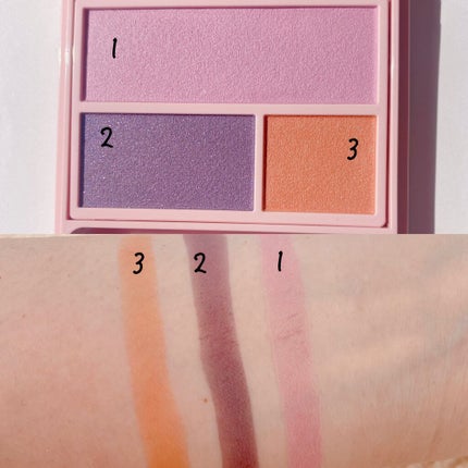 フーミー アイシャドウパレット/WHOMEE/アイシャドウパレットを使ったクチコミ(2枚目)