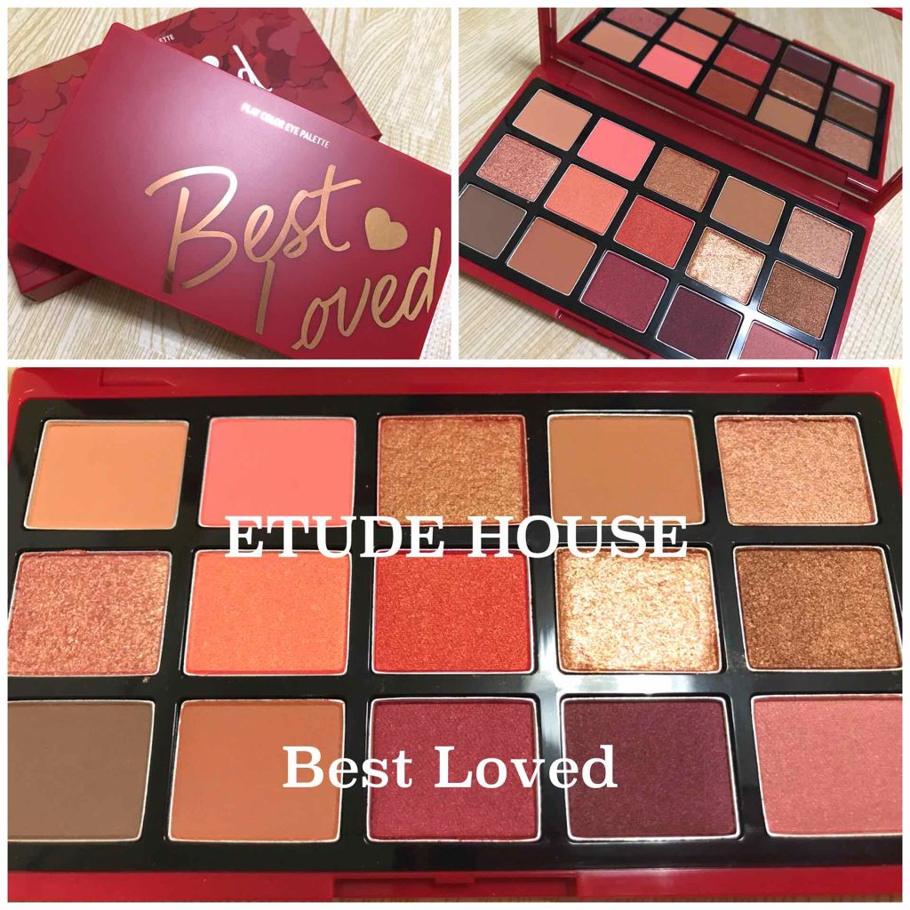 プレイカラーアイパレット ベストラブ/ETUDE/アイシャドウパレットを使ったクチコミ(1枚目)