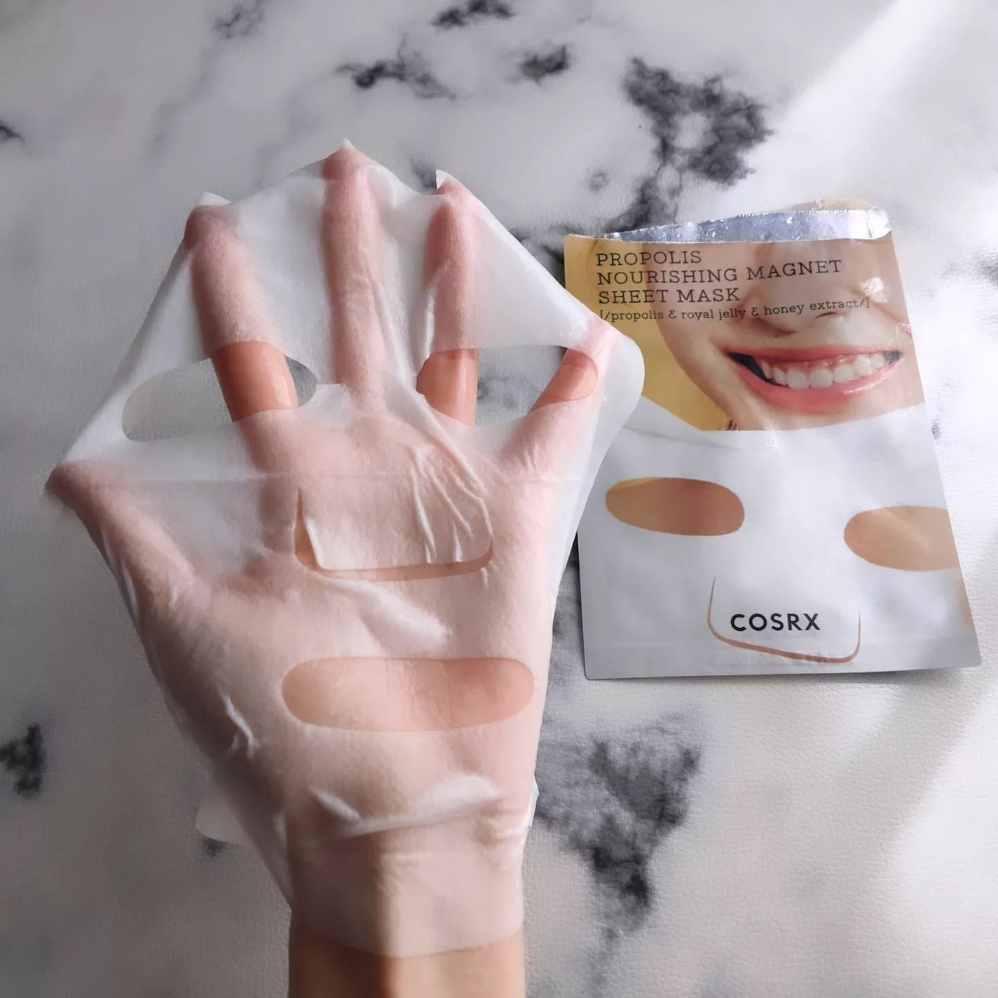 フルフィットプロポリスナリシングマグネットシートマスク /COSRX/シートマスク・パックを使ったクチコミ(8枚目)