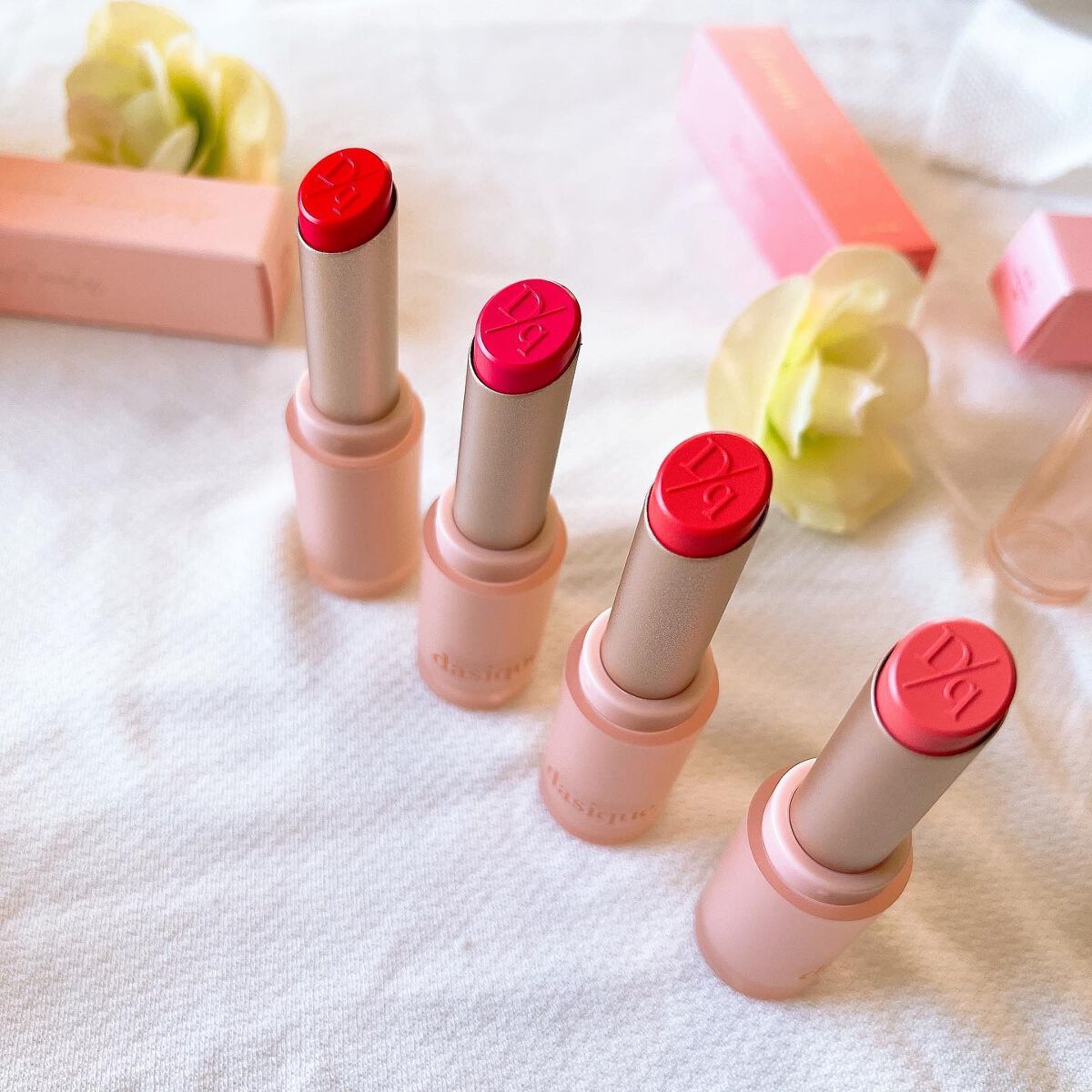 ムードグロウリップスティック/dasique/口紅を使ったクチコミ(2枚目)