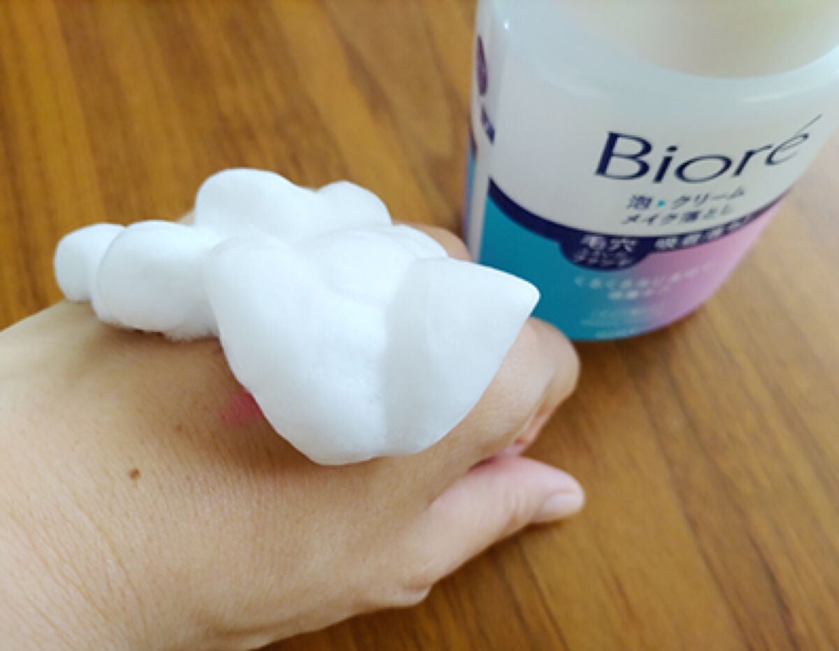 aji555 on LIPS 「ビオレ泡クリームメイク落としを使用してみました。泡からクリーム..」(4枚目)