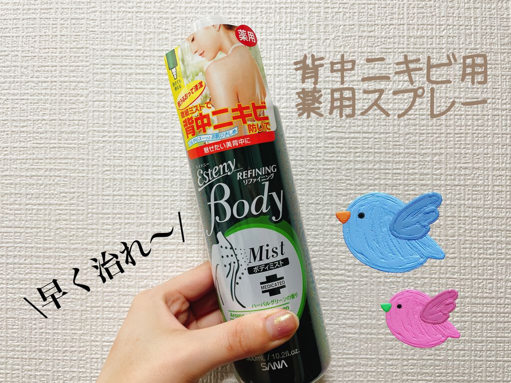 薬用ボディミスト AC/エステニー/ボディローションを使ったクチコミ（1枚目）