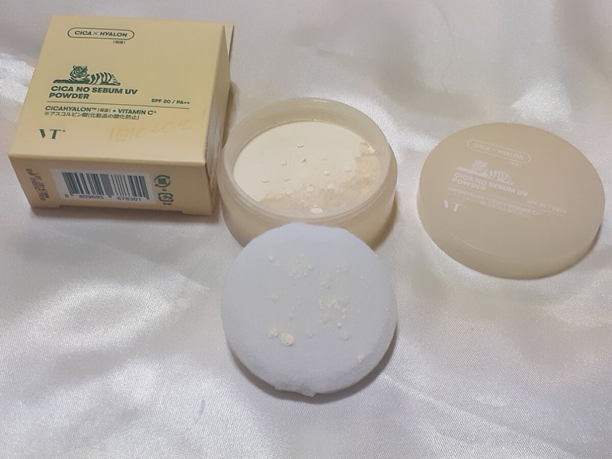 CICA ノーセバムUVパウダー/VT/日焼け止めパウダーを使ったクチコミ（1枚目）