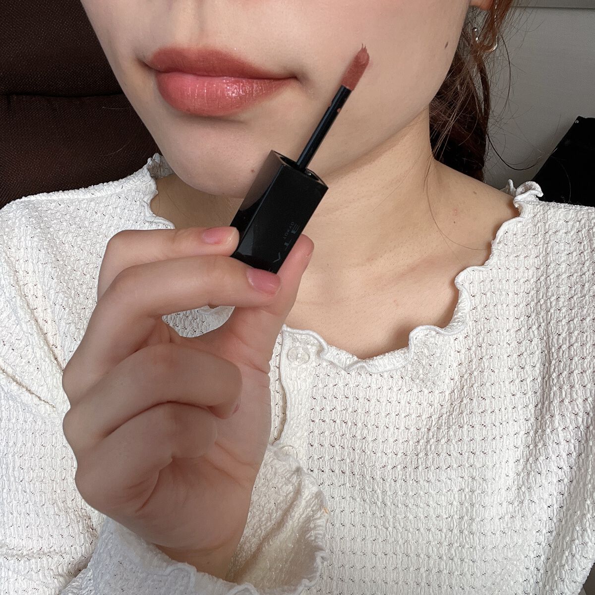 ラスティング リップカラーN/CEZANNE/口紅を使ったクチコミ（1枚目）