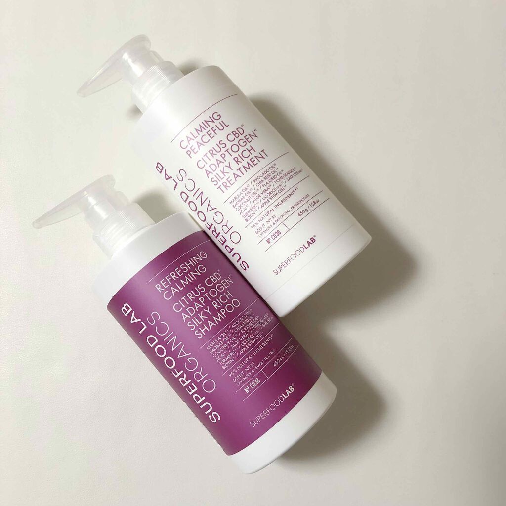 スーパーフードラボ オーガニックス シルキーリッチ シャンプー&トリートメント/SUPERFOOD LAB/市販シャンプーを使ったクチコミ(1枚目)