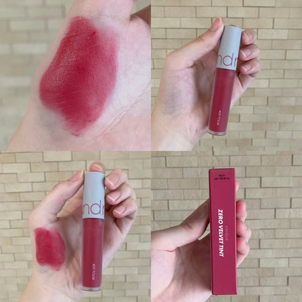 ゼロベルベットティント/rom&nd/リップティントを使ったクチコミ(8枚目)