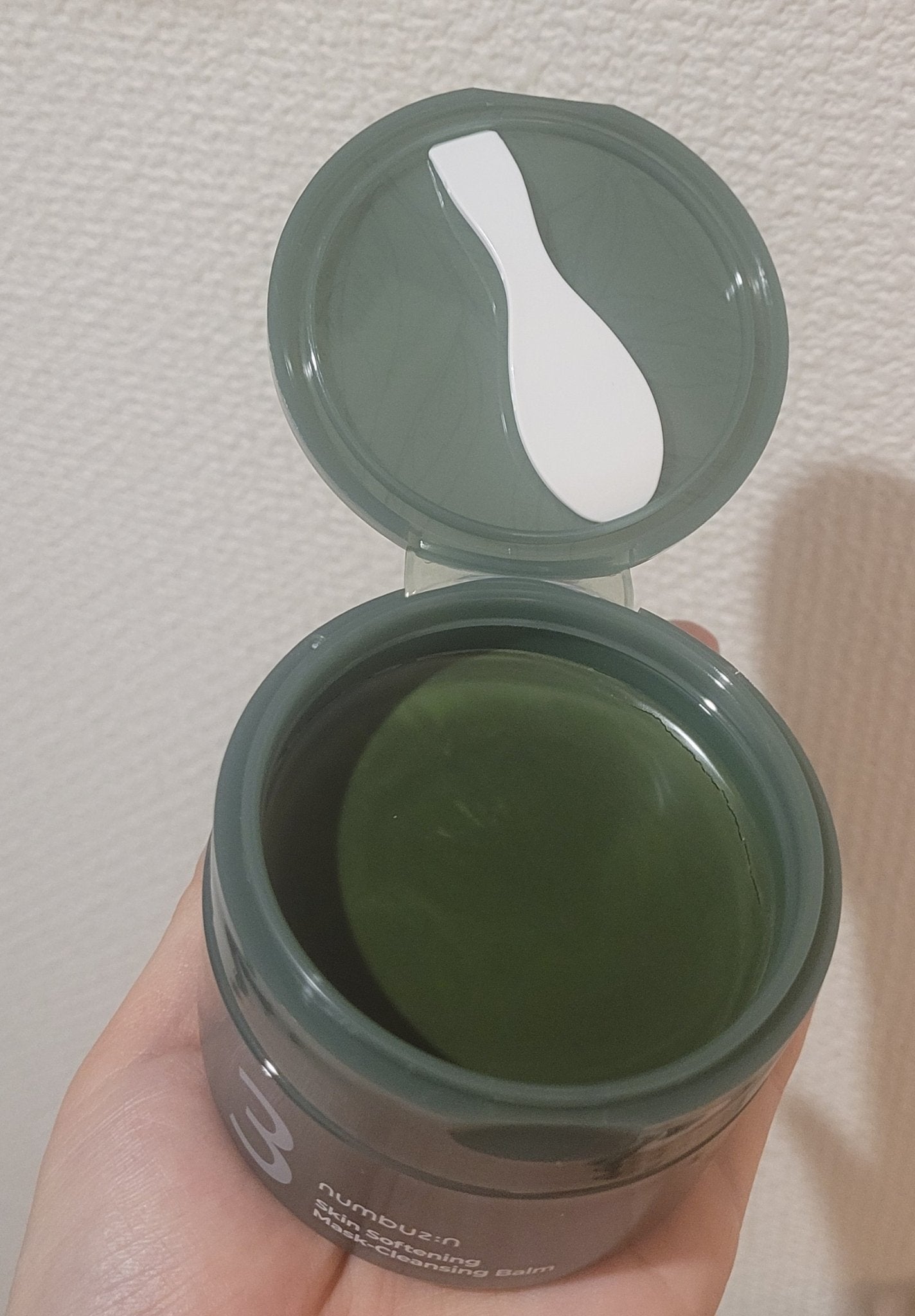 3番 緑茶炭毛穴パッククレンジングバーム/numbuzin/クレンジングバームを使ったクチコミ(1枚目)