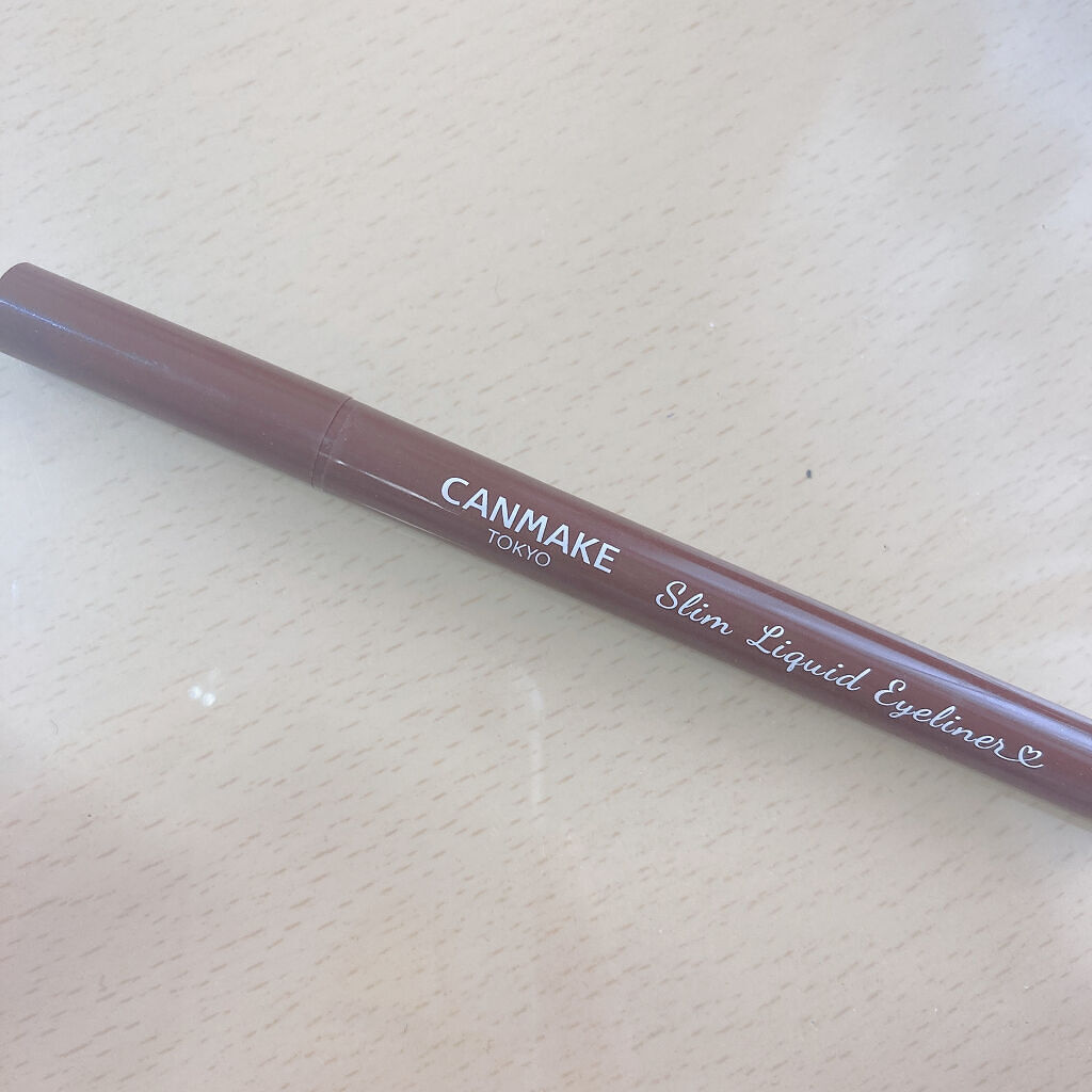 スリムリキッドアイライナー 02 ブラウン/キャンメイク/リキッドアイライナーを使ったクチコミ（2枚目）