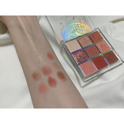 クォーツ 9色アイシャドウパレット(ドリームランドアイシャドウ)/ZEESEA/アイシャドウパレットを使ったクチコミ(2枚目)