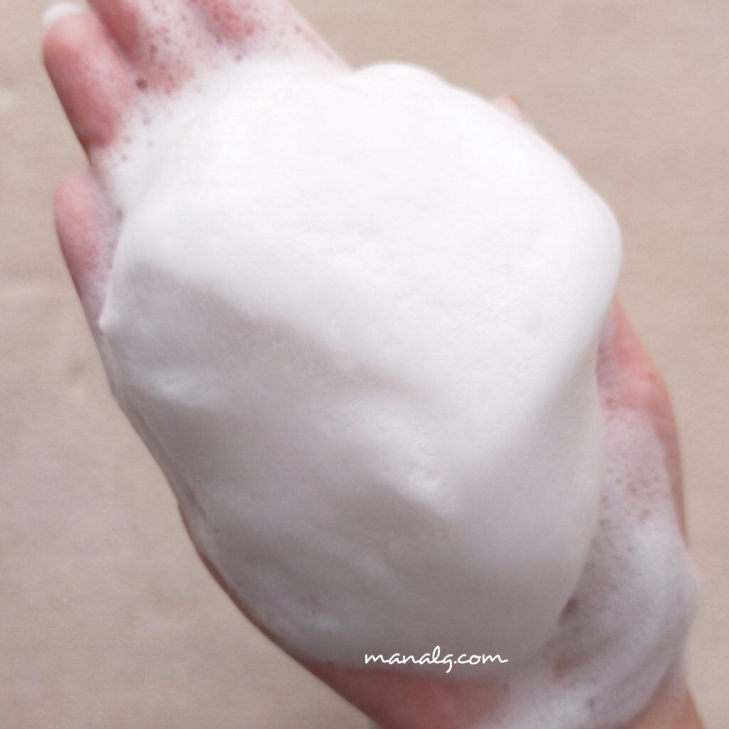 はい！みるく特濃 クリームウォッシュ/ロゼット/洗顔フォームを使ったクチコミ（3枚目）