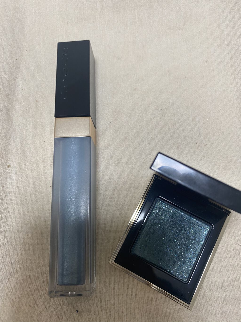 グロウ タッチ アイズ 105 藍灯 -AITOU/SUQQU/リキッドアイシャドウを使ったクチコミ（1枚目）