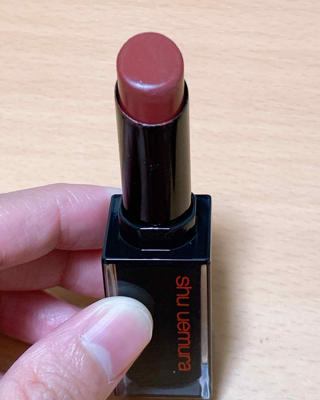 ルージュ アンリミテッド アンプリファイド/shu uemura/口紅を使ったクチコミ(1枚目)