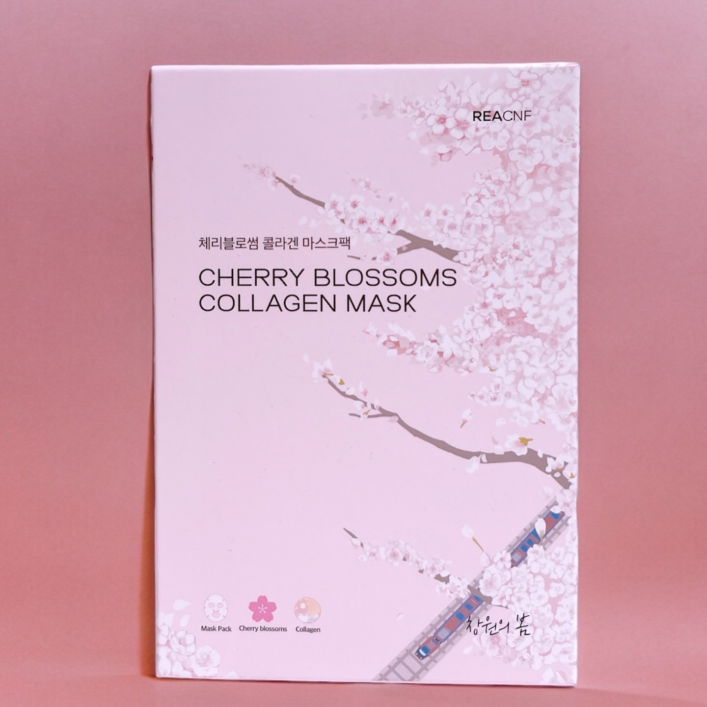 チェリーブロッサム コラーゲンマスク/REACNF/シートマスク・パックを使ったクチコミ（2枚目）