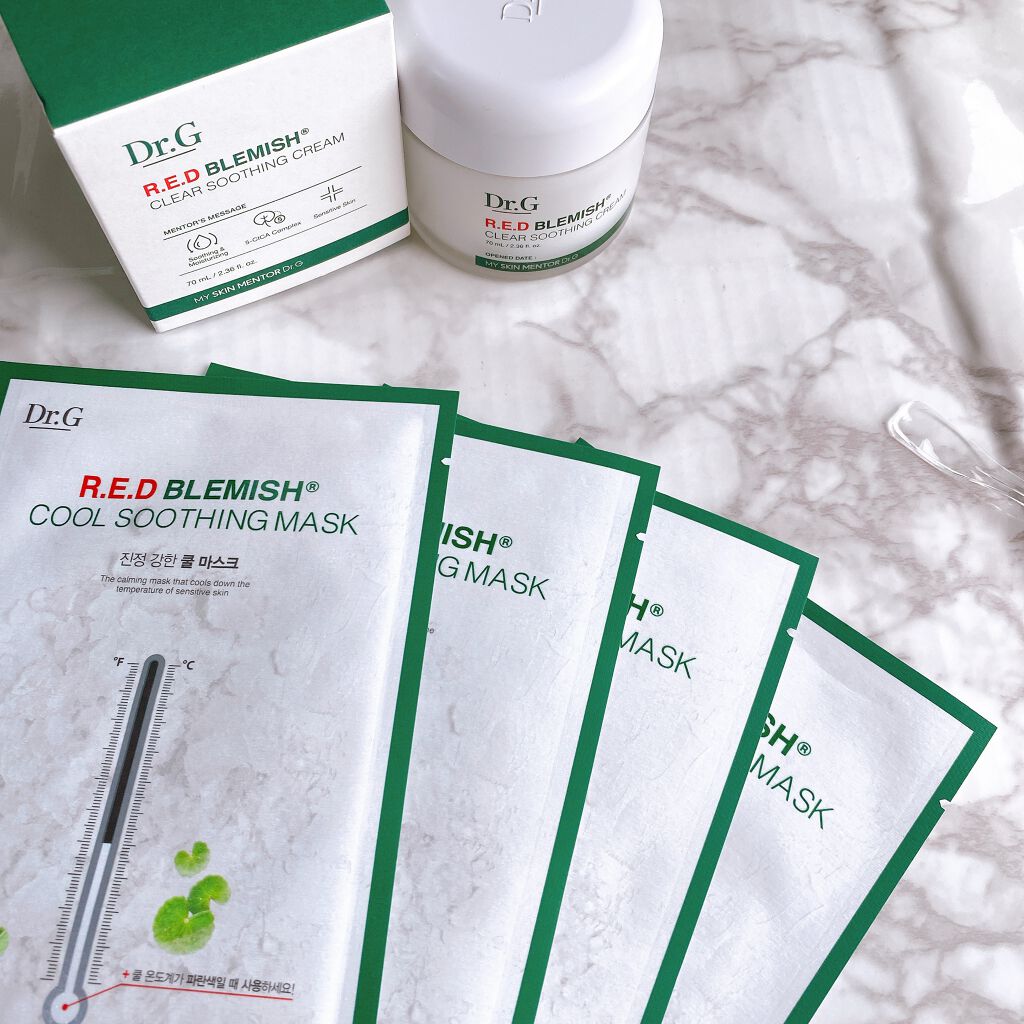 レッドブレミッシュ クールスージングマスク/Dr.G/シートマスク・パックを使ったクチコミ(1枚目)