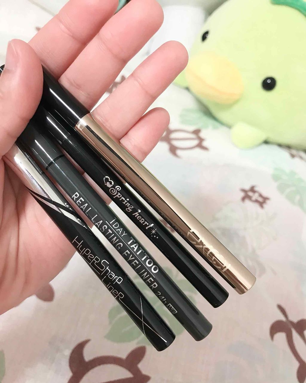 リアルラスティングアイライナー24hWP/K-パレット/リキッドアイライナーを使ったクチコミ（1枚目）