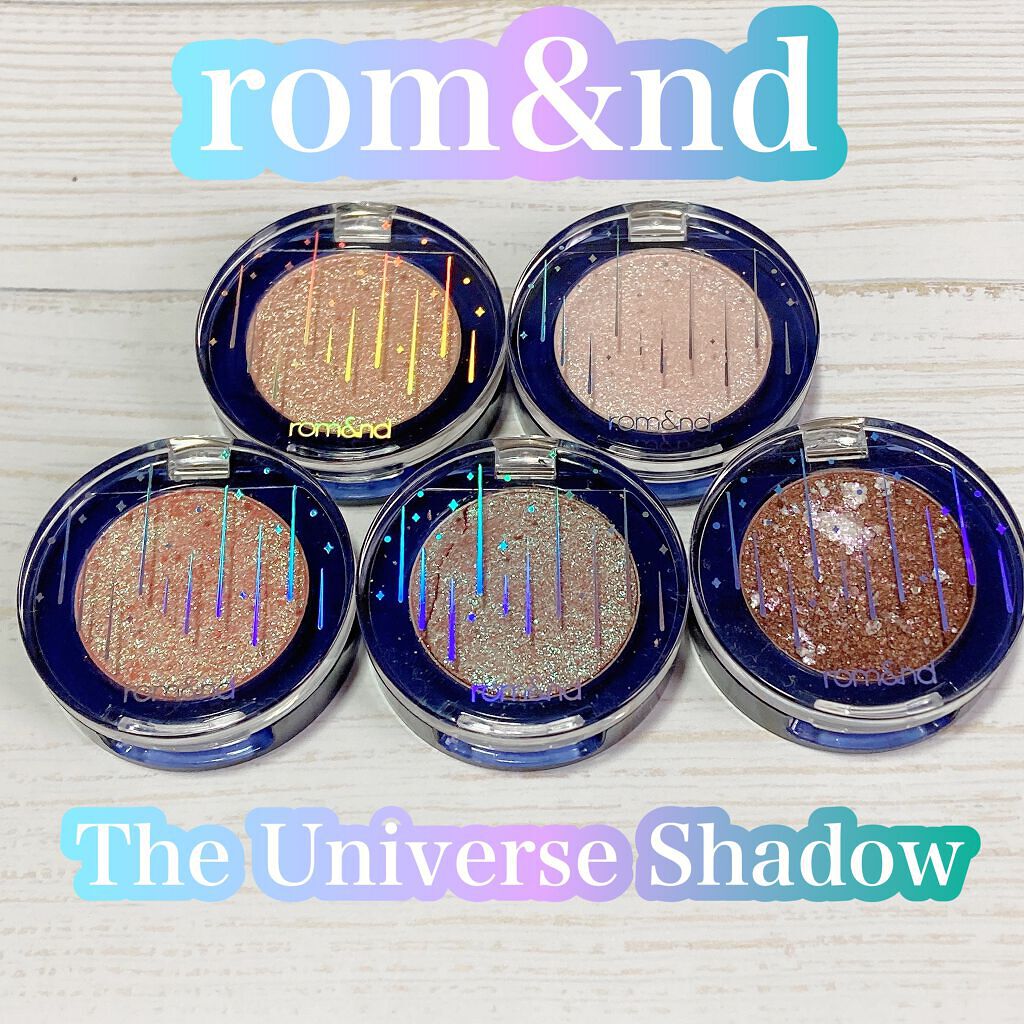 グリッター シャドウ カラー/rom&nd/グリッターを使ったクチコミ(1枚目)