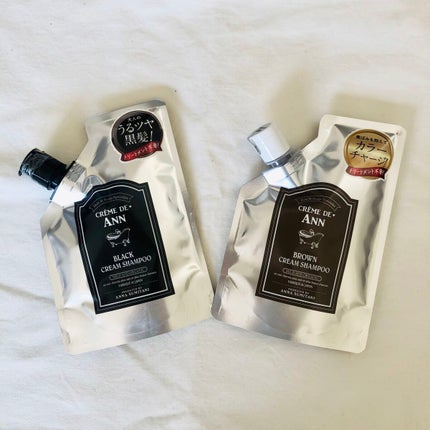 ブラッククリームシャンプー/creme de Ann/市販シャンプーを使ったクチコミ(1枚目)