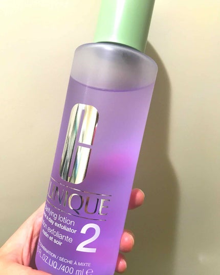 クラリファイング ローション 2/CLINIQUE/拭き取り化粧水を使ったクチコミ(1枚目)