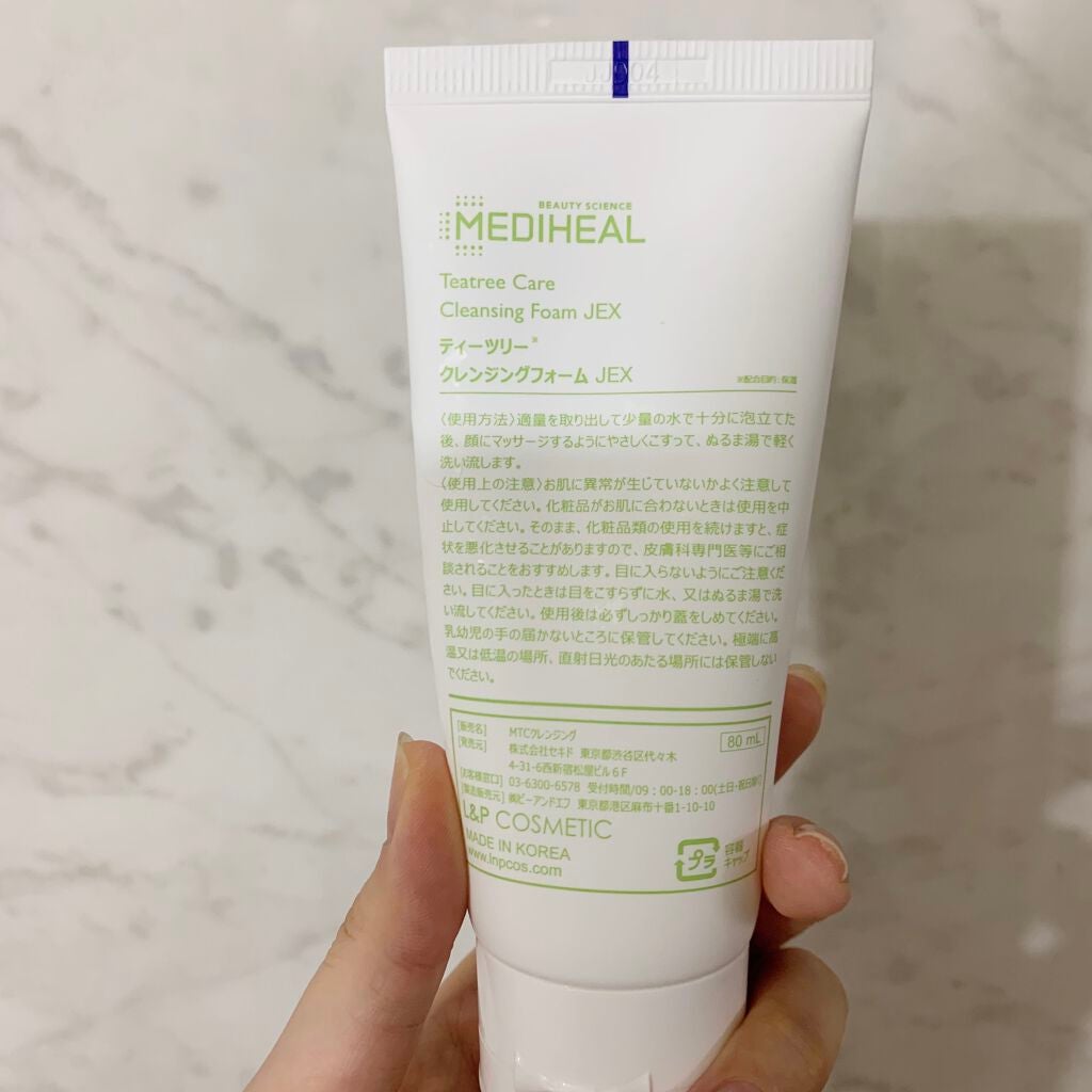 ティーツリーケア クレンジングフォーム JEX/MEDIHEAL/洗顔フォームを使ったクチコミ(2枚目)