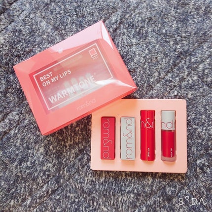 ベストオンマイリップスエディション/rom&nd/口紅を使ったクチコミ(2枚目)