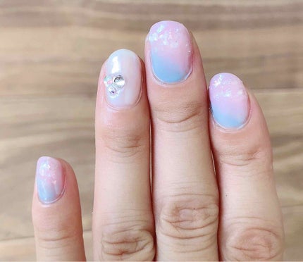 ジェルネイル(ライト対応)/セリア/ジェルネイルを使ったクチコミ(2枚目)