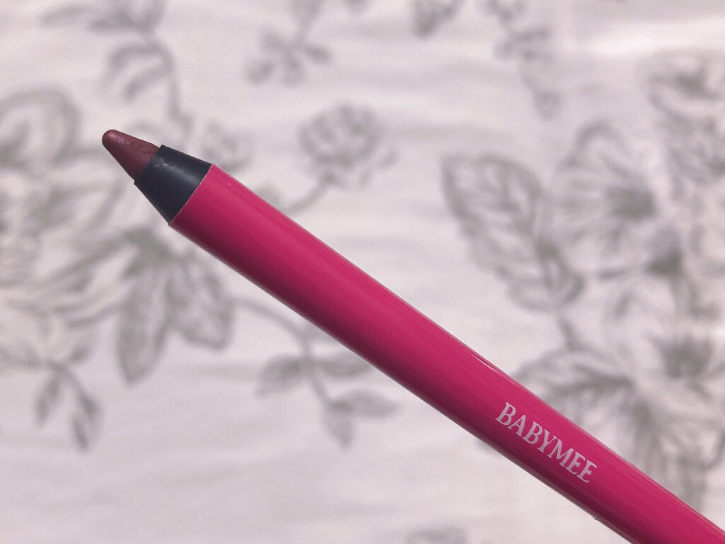 ニュアンスカラーライナー アマランスピンク/BABYMEE/ペンシルアイライナーを使ったクチコミ（3枚目）