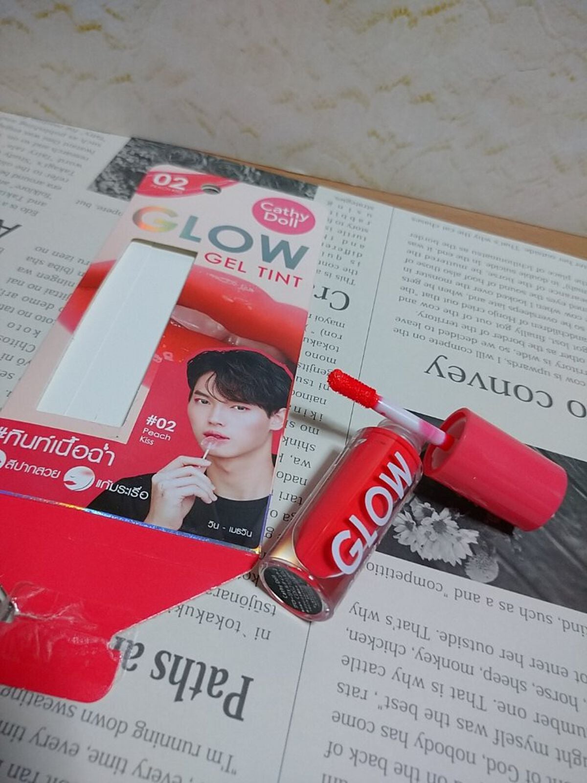 グロージェルティント/CathyDoll/口紅を使ったクチコミ(1枚目)