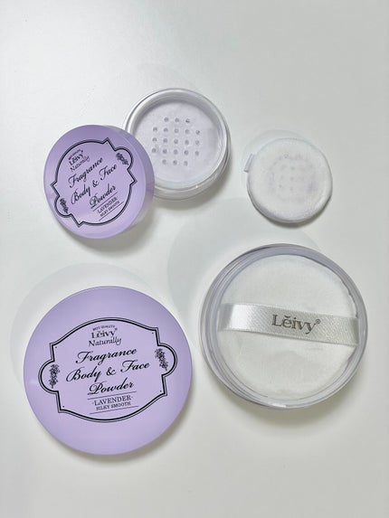 フレグランス ボディ&フェイスパウダー ラベンダー/Leivy/ルースパウダーを使ったクチコミ(4枚目)