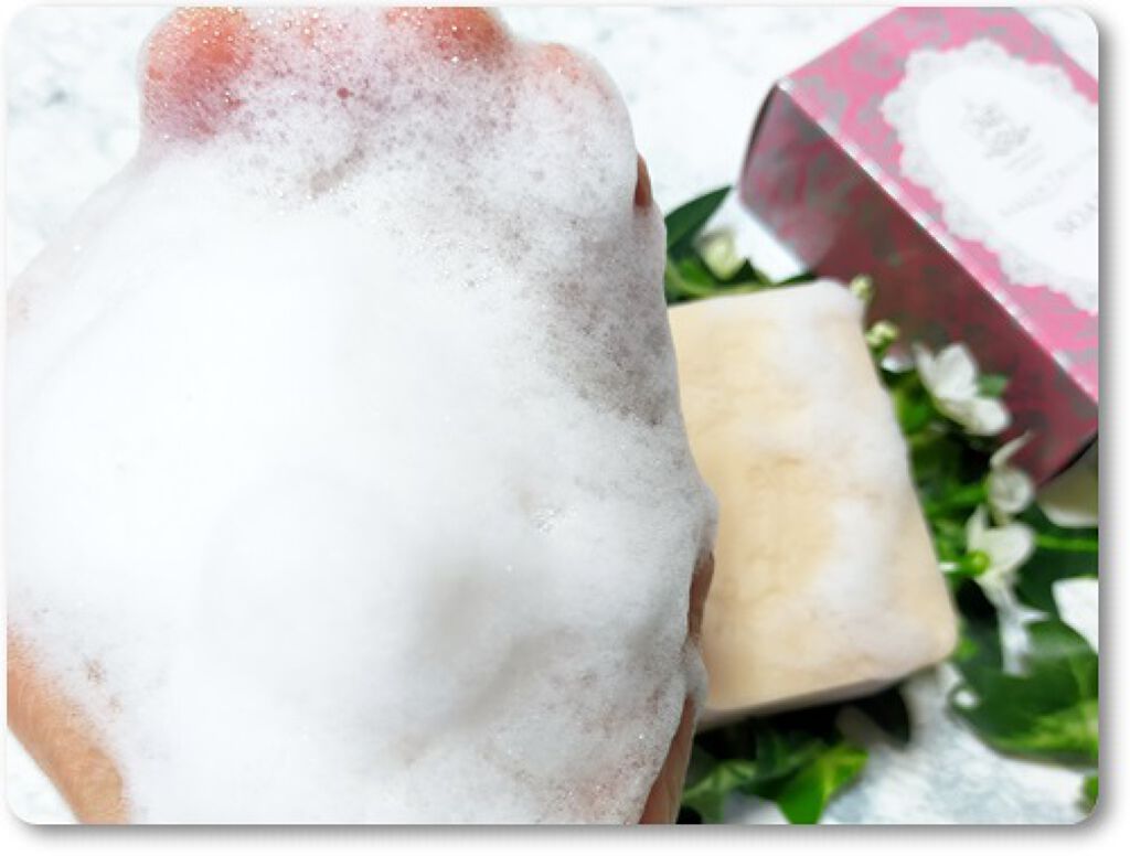 薔薇はちみつ石鹸/麗凍化粧品/洗顔石鹸を使ったクチコミ（2枚目）