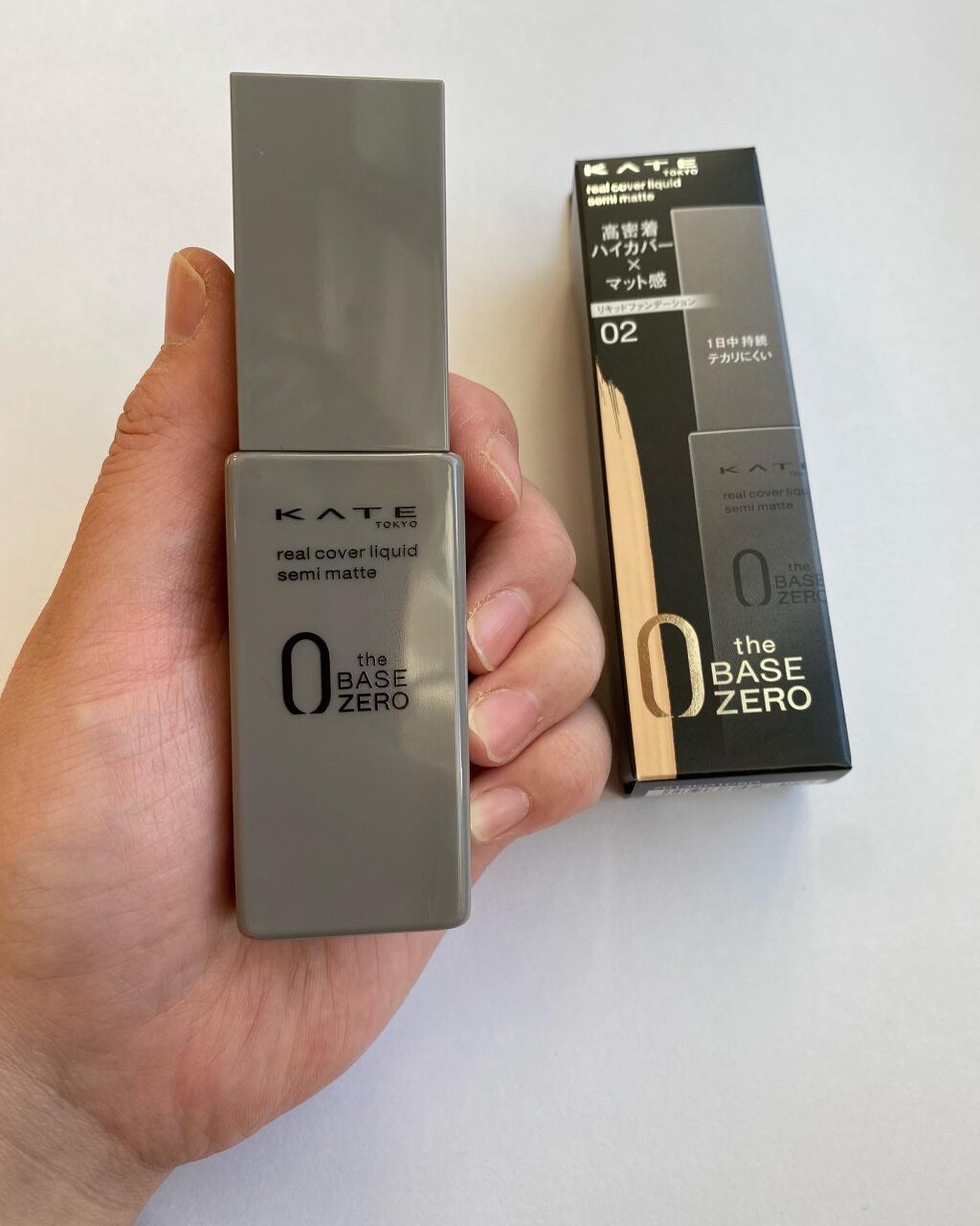 リアルカバーリキッド(セミマット)/KATE/リキッドファンデーションを使ったクチコミ(1枚目)