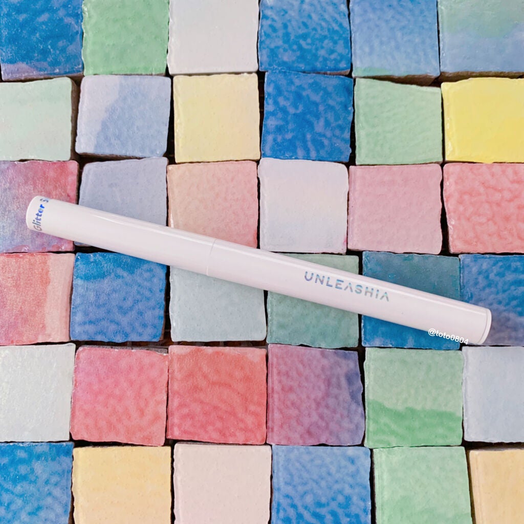 プリティー イージーグリッタースティック/unleashia/グリッターを使ったクチコミ(2枚目)