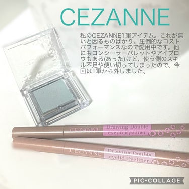 シングルカラーアイシャドウ/CEZANNE/単色アイシャドウを使ったクチコミ（1枚目）