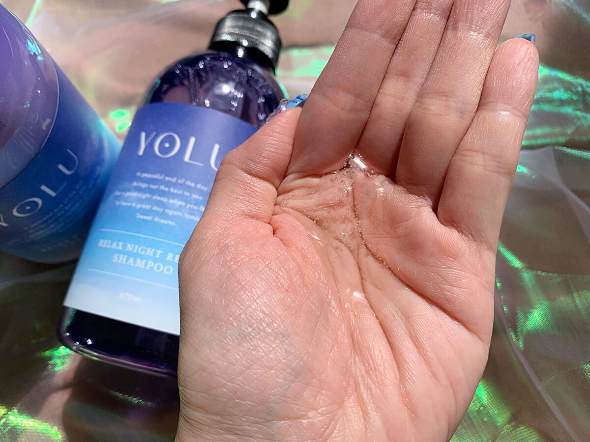 リラックスナイトリペア シャンプー/トリートメント/YOLU/市販シャンプーを使ったクチコミ(3枚目)
