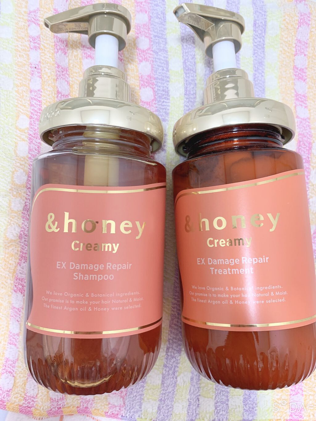 Creamy EXダメージリペアシャンプー1.0/ヘアトリートメント2.0/&honey/市販シャンプーを使ったクチコミ（1枚目）