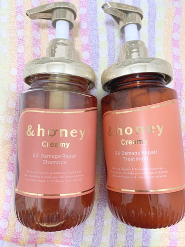 Creamy EXダメージリペアシャンプー1.0/ヘアトリートメント2.0/&honey/シャンプー・コンディショナーを使ったクチコミ（1枚目）