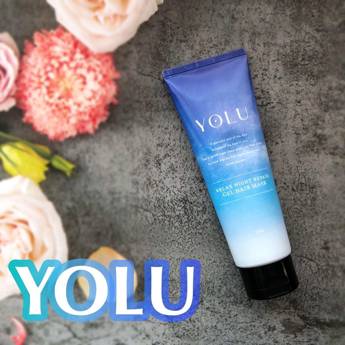 リラックスナイトリペアジェルヘアマスク/YOLU/ヘアマスク・ヘアパックを使ったクチコミ(1枚目)