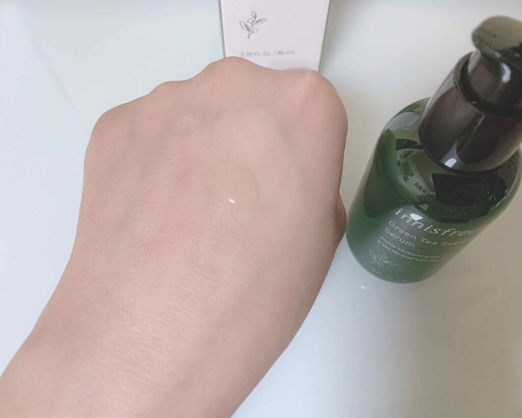グリーンティーシード セラム/innisfree/美容液を使ったクチコミ（2枚目）
