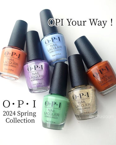 O・P・I 2024春コレクション🌸
OPI Your Way！

PAINTシリーズとGLAZEシリーズから構成されるコレクション✨
PAINTシリーズは、ベースとなるノンパールカラー。一方GLAZE