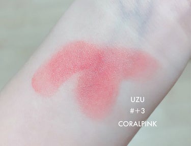  38°C / 99°F Lipstick <TOKYO> +3 CORAL-PINK/UZU BY FLOWFUSHI/口紅を使ったクチコミ（2枚目）