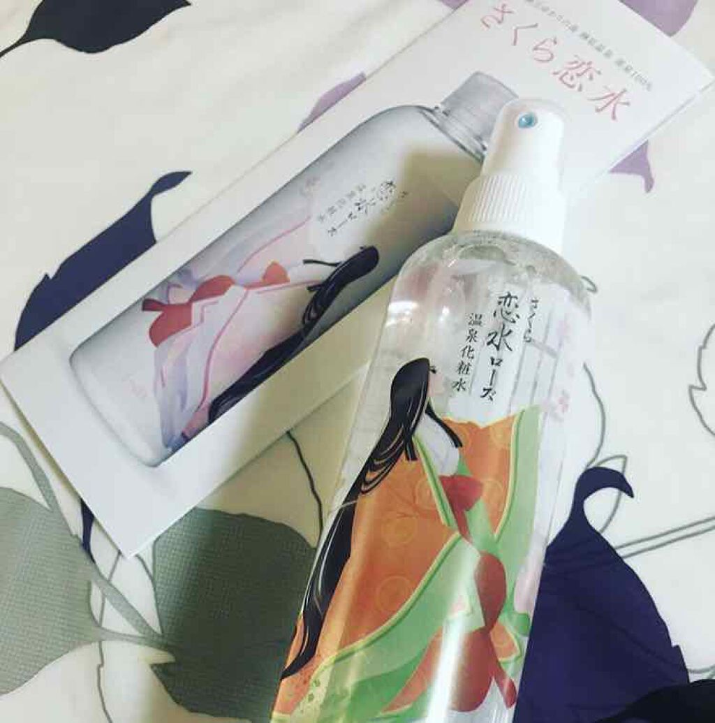 さくら恋水ローズしっとり/咲楽/ミスト状化粧水を使ったクチコミ(2枚目)