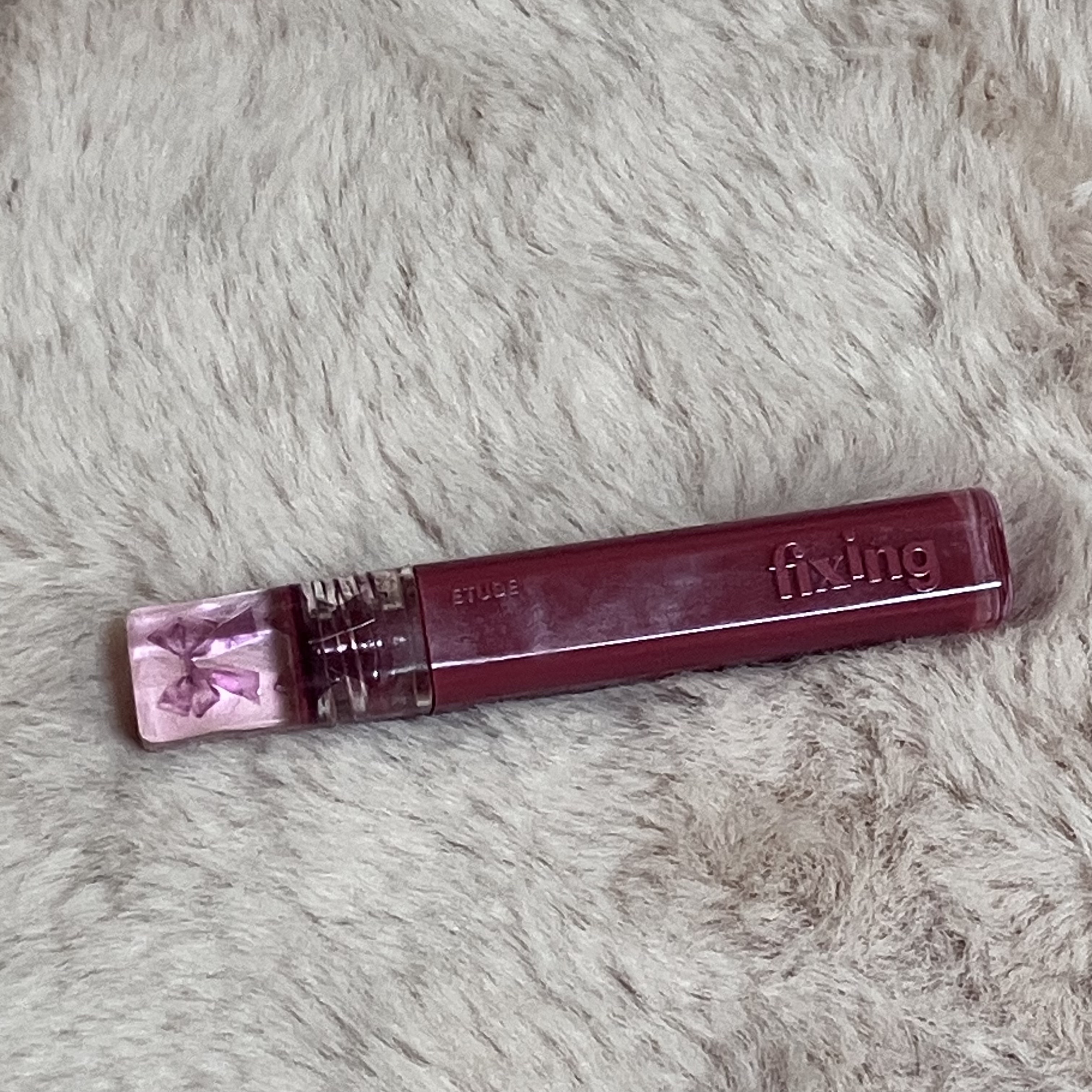 グロウ フィクシングティント レッドサングリア/ETUDE/リップティントを使ったクチコミ（2枚目）