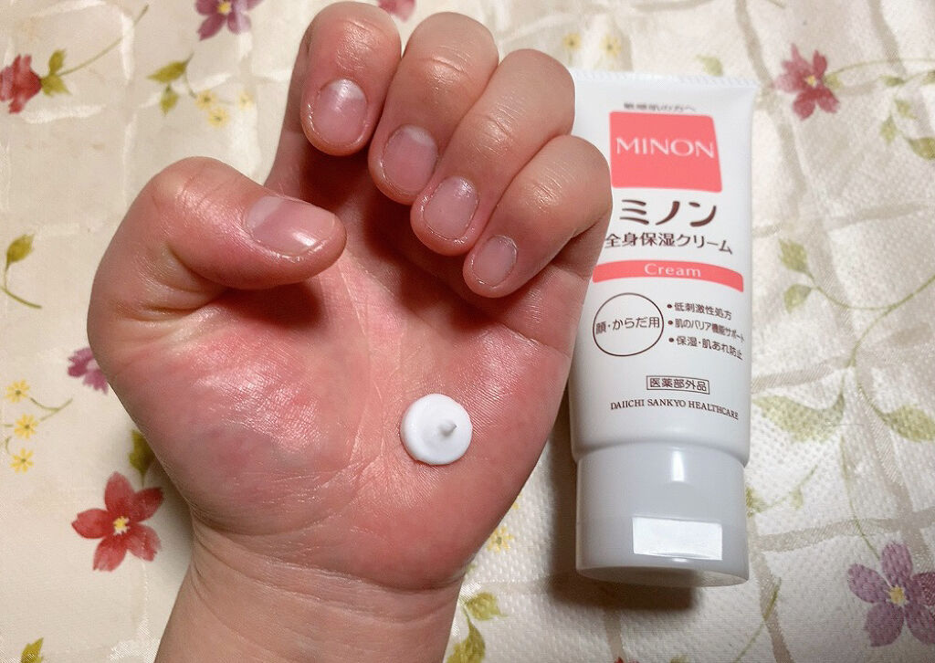 ミノン全身保湿クリーム/ミノン/ボディクリームを使ったクチコミ（1枚目）