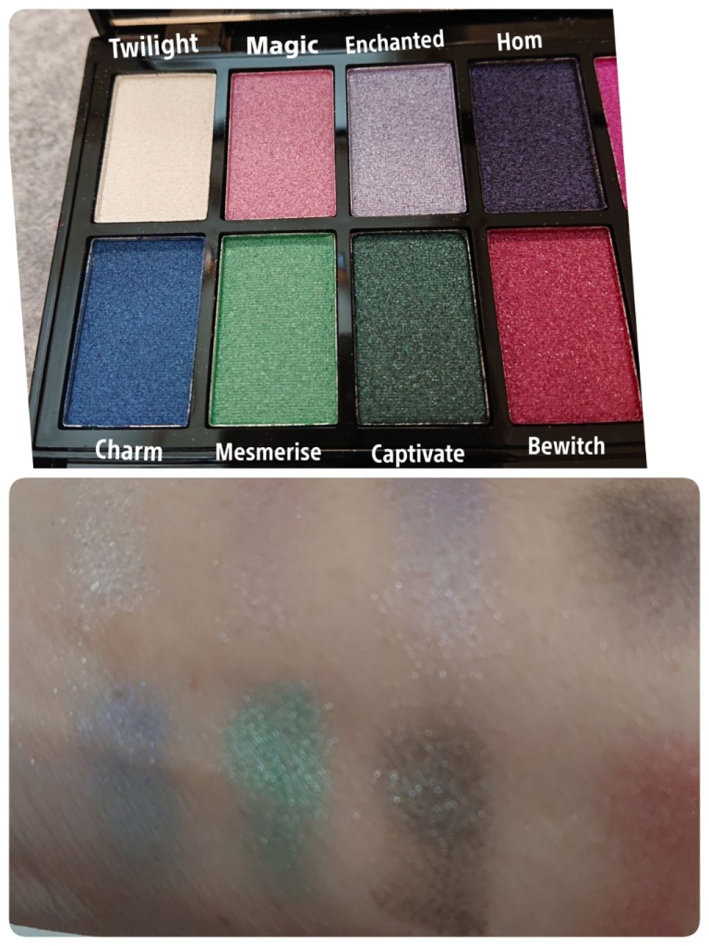 アイシャドウ パレット ミッドナイトユニコーン/MAKEUP REVOLUTION/アイシャドウパレットを使ったクチコミ(3枚目)