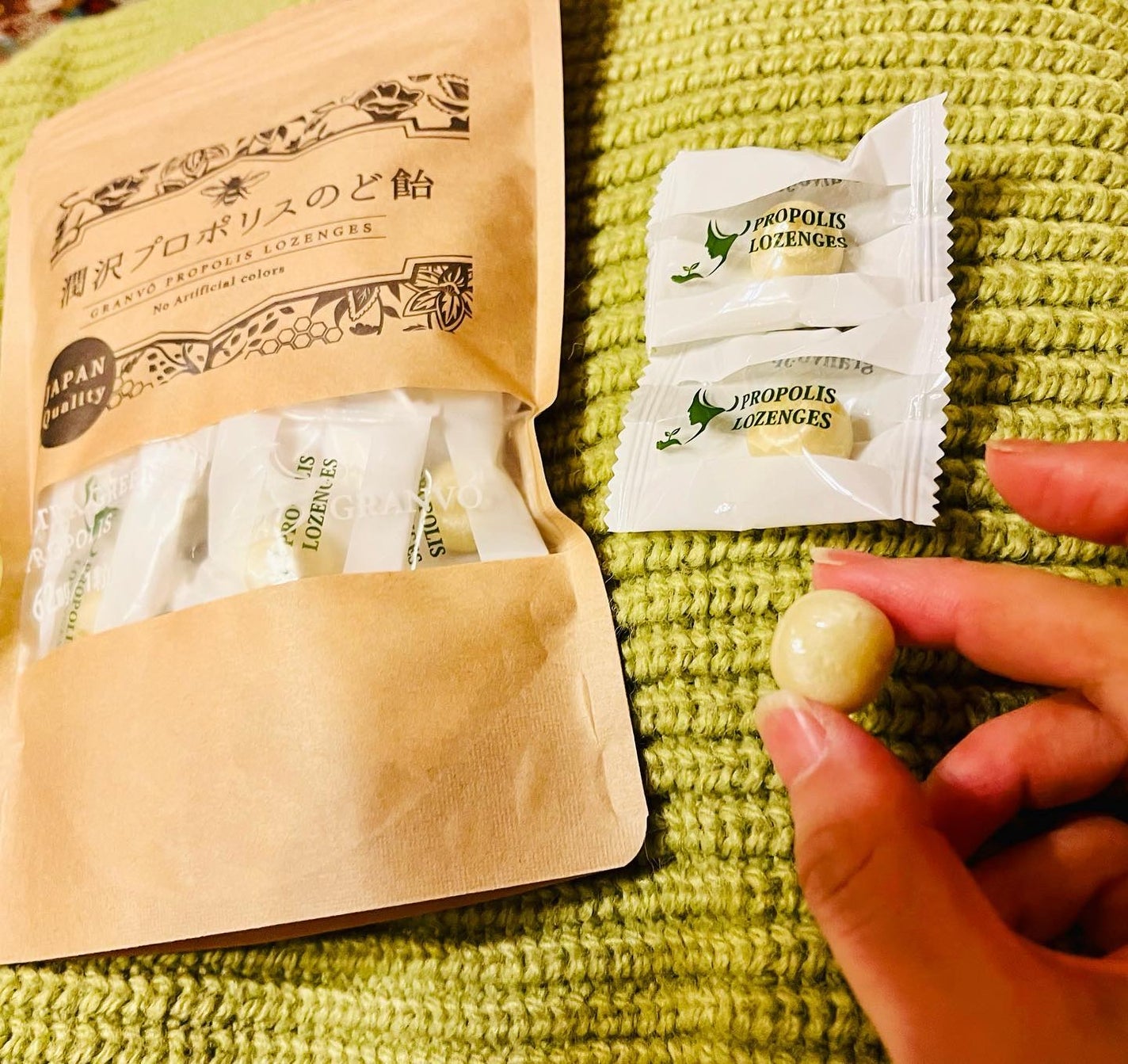 chiekotan on LIPS 「高濃度のプロポリスを配合した、潤沢プロポリスのど飴✨ブラジルの..」(1枚目)