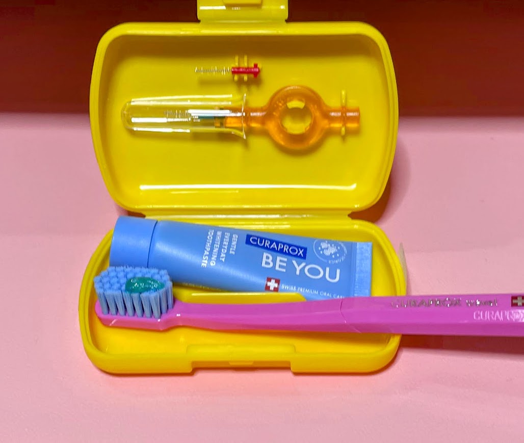 トラベルセット　クラプロックスビーユー/CURAPROX/歯ブラシを使ったクチコミ（3枚目）