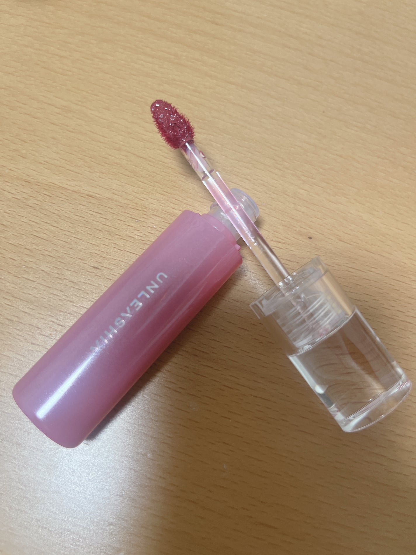 ノンスティッキーダズルティント/unleashia/リップティントを使ったクチコミ(2枚目)