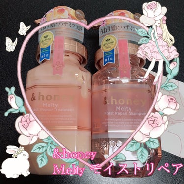 &honey Melty モイストリペア シャンプー1.0／モイストリペア ヘアトリートメント2.0/&honey/シャンプー・コンディショナーを使ったクチコミ（1枚目）