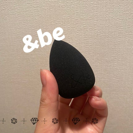 &be ブラックスポンジ/&be/パフ・スポンジを使ったクチコミ(1枚目)