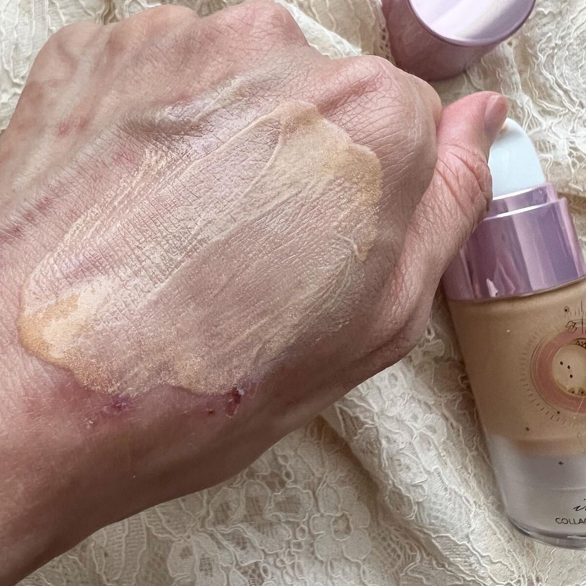 コラーゲンモイスチャースキンベース/illuN/化粧下地を使ったクチコミ(8枚目)