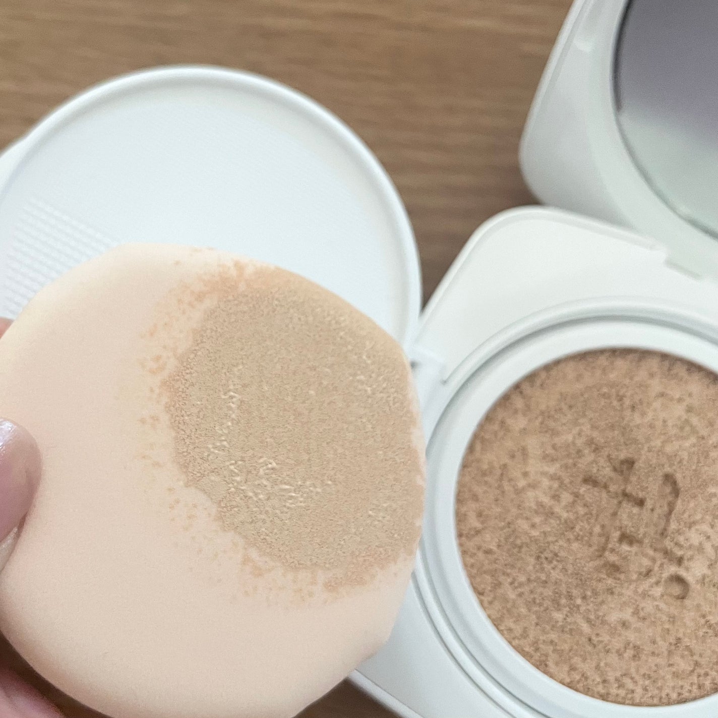 レイヤリングフィットカバークッションEX/TFIT/クッションファンデーションを使ったクチコミ(4枚目)